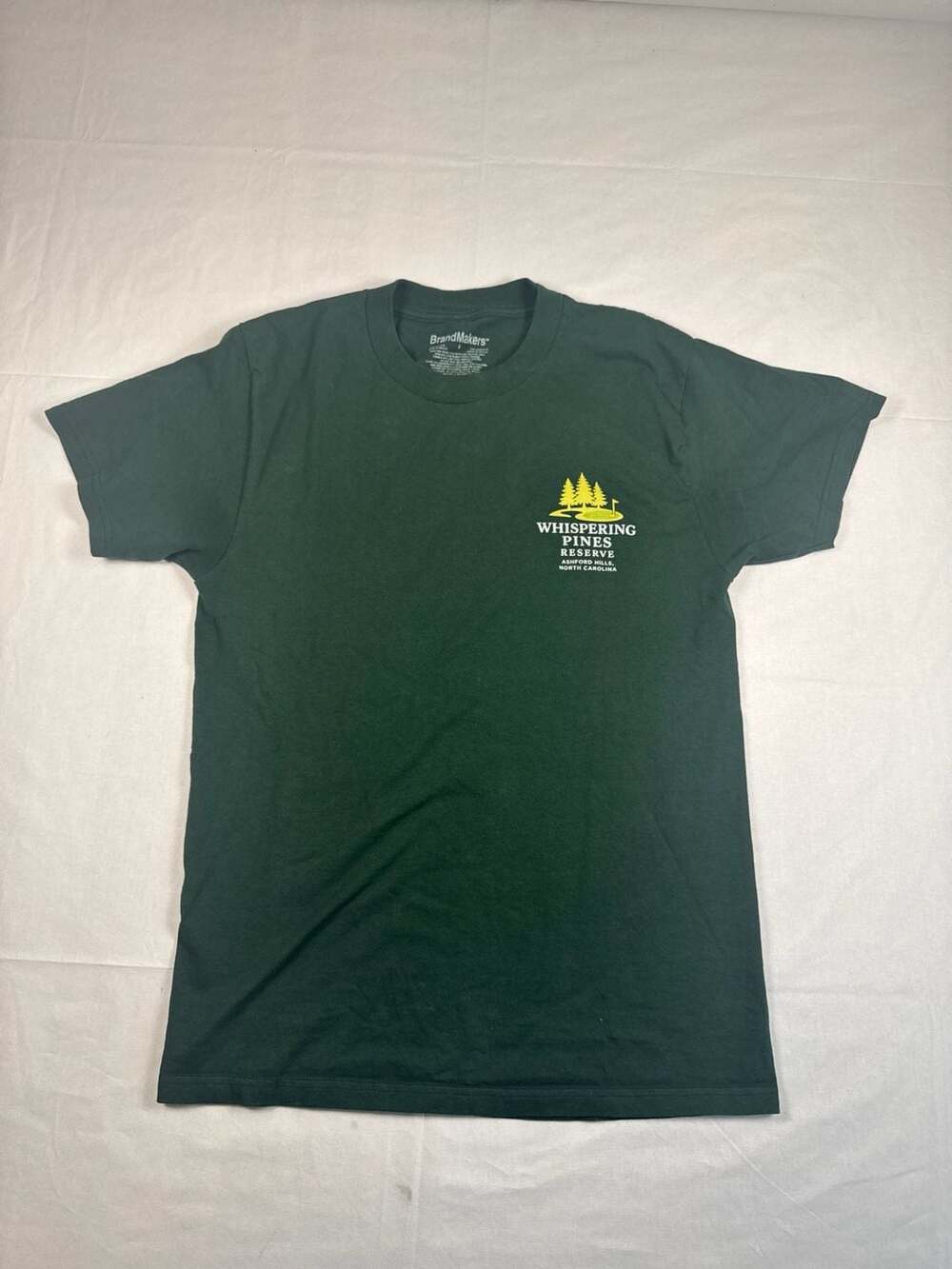 BrandMakers Whispering Pines Reserve Golf Club Graphic T-Shirt Dark Green Size S